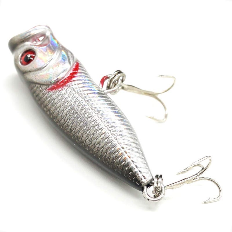 SEASKY Fishing Plug Lures Micro Popper Topwater Trout Attack in Freshwater - Image 5